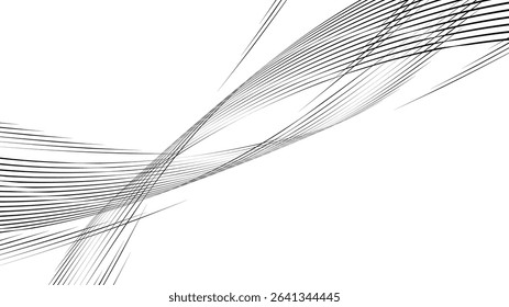 Vector abstract geometric seamless pattern with wave fading lines, tracks, halftone stripes. Extreme sport style illustration, urban art. Trendy monochrome graphic texture. Stylish sports pattern