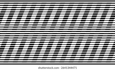 Vector abstract geometric seamless pattern with wave fading lines, tracks, halftone stripes. Extreme sport style illustration, urban art. Trendy monochrome graphic texture. Stylish sports pattern