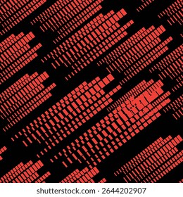 Vector abstract geometric seamless pattern with vertical lines, tracks, halftone stripes. Extreme sport style, urban art texture. Trendy background.
