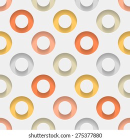 Vector abstract geometric seamless pattern - pastel circles