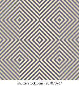 Vector abstract geometric seamless pattern in vintage style. Endless texture background
