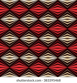 Vector abstract geometric seamless pattern