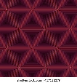 Vector abstract geometric seamless pattern. Optical illusion vector texture can be used for web design, wallpapers, fabric pattern, wrapping paper, cases and printed products.