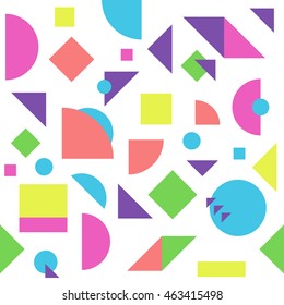 Vector abstract geometric seamless pattern background