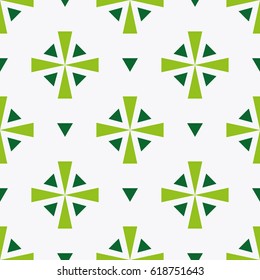 Vector abstract geometric seamless pattern