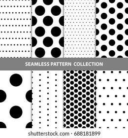 Vector Abstract Geometric Seamless Pattern Design Collection