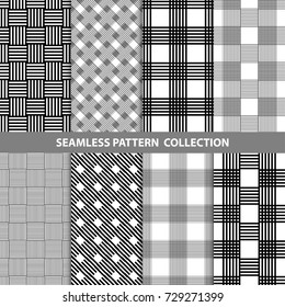 Vector Abstract Geometric Seamless Pattern Design Collection Decoration Web