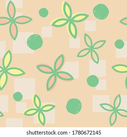 Vector Abstract Geometric Seamless Repeat Pattern Background