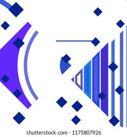 Vector Abstract geometric shape from colored rhombs Vector Abstract geometric shape from colored rhombs