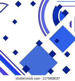 Vector Abstract geometric shape from colored rhombs