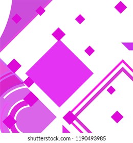 Vector Abstract geometric shape from colored rhombs