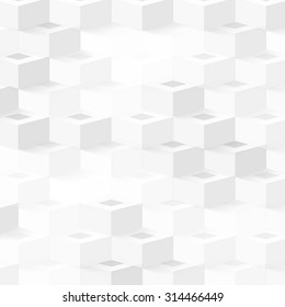 Vector Abstract geometric shape from cubes. squares