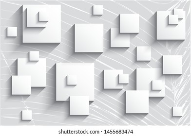 Vector Abstract geometric shape from gray rhombus