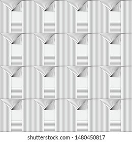 Vector Abstract geometric shape from gray rhombus