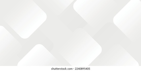 Vector Abstract geometric shape from gray cubes.