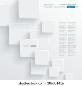 Vector Resumen de la forma geométrica de los cubos grises. Cuadrados blancos