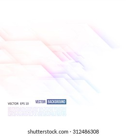 Vector Abstract geometric shape from gray diagonal romb. White 