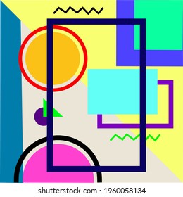 Vector abstract geometric shape modern info banner background for posters, message presentations or identity layouts. Graphic templates and ideas.