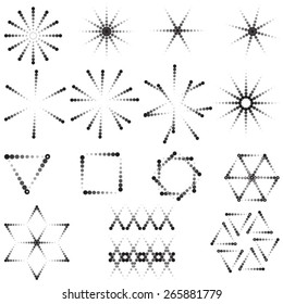 vector abstract geometric shape symbol-vector stock
