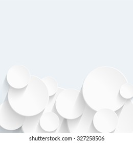 Vector Abstract geometric shape. White Abstract Background / EPS10 Vector Illustration / can be use for web design, web elements, infographics, banners, advertising, applications, wallpaper, desktop