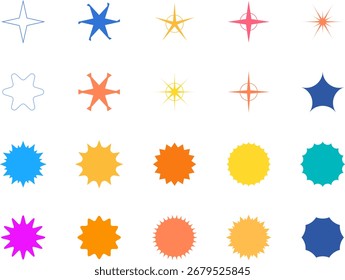 Vector Formas geométricas Abstractas y colorida colección de diseños de Anuncio. Para el Web, comercial, cartel, cartelera, venta, vendimia, anuncio, folletos, cubiertas.