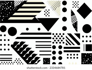 vector abstract geometric shapes vector design set, in the style of bold stencil, stripes and shapes, abstract minimalism appreciator, magnified ornamentation, logo, precisionist lines and shapes