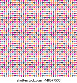 Vector abstract geometric triangle seamless pattern background
