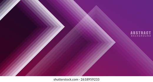 Vector Abstract Geometric With Violet Color Background For Template, Poster, Flyer Design.