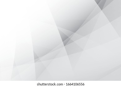 Vector abstract geometric white and gray color background. 