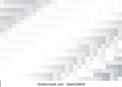 Vector abstract geometric white and gray color background. 