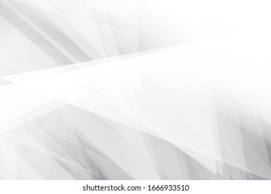 Vector abstract geometric white and gray color background. 