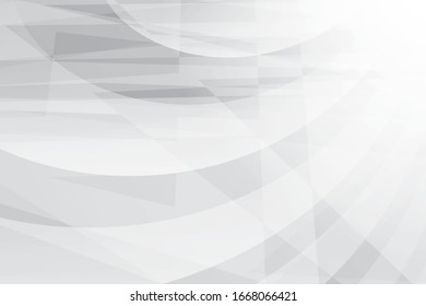 Vector abstract geometric white and gray color background. 