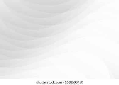 Vector abstract geometric white and gray color background. 