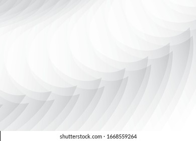 Vector abstract geometric white and gray color background. 