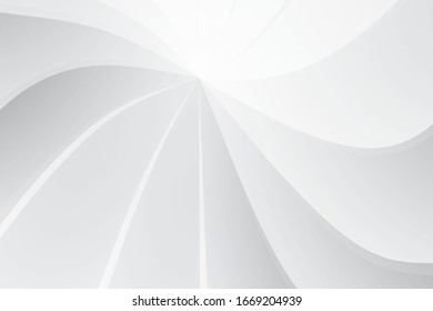 Vector abstract geometric white and gray color background. 