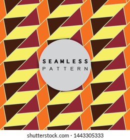 Vector abstract geometrical 3d seamless pattern background can be textiles, book cover design, website, wallpaper, packaging, corporate background.