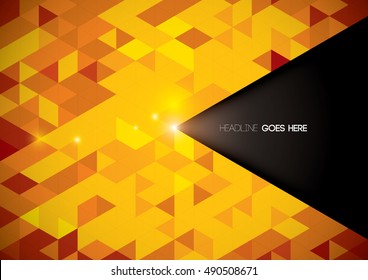 Vector of abstract geometrical background