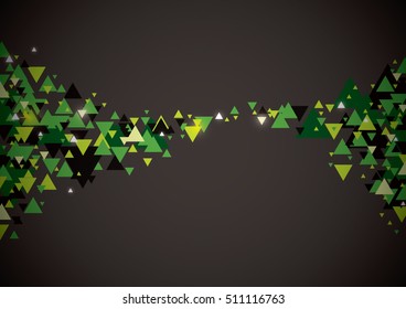 Vector of abstract geometrical background