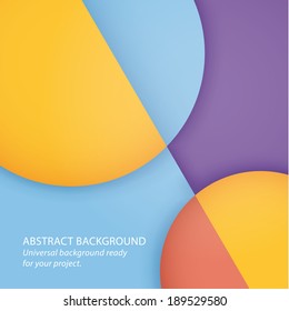 Vector abstract geometrical background. Easy to edit vector graphic. Fresh colorfully gradients.