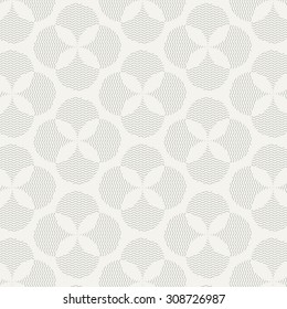 Vector abstract geometrical floral pattern 