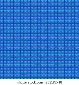 Vector Abstract geometry triangles bright blue pattern. Blue background