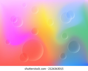 Vector abstract glass bubbles graphic design Banner Pattern background template