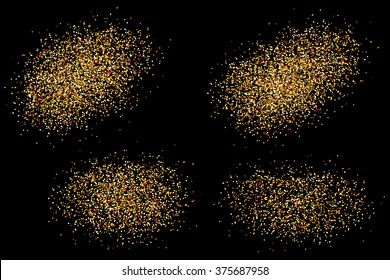 Vector abstract Glitter texture background. Gold  Wallpapers.
