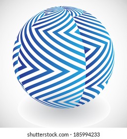 vector abstract globe 