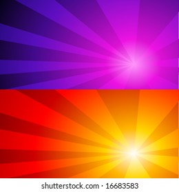 Vector Abstract Glow Background