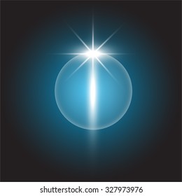 Vector abstract  glow light effect stars bursts 