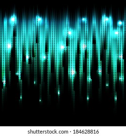 Vector abstract glowing azure background. Eps10