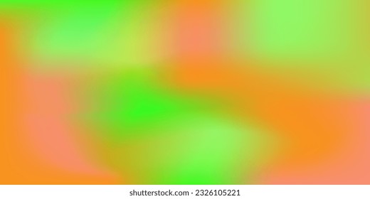 Fondo de arco iris amarillo-naranja brillante abstracto vectorial. Banner horizontal. Plantilla de degradado borrosa. Vector EPS10