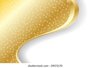 vector abstract gold background; clip-art