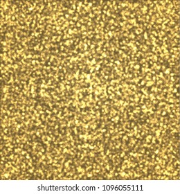 Vector abstract gold glitter background made of shine bokeh effect.